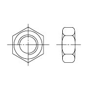 Гайка шестигранная, класс точности В ГОСТ 10605-94 - 2 Гайка шестигранная, класс точности В ГОСТ 10605-94 - фото - 2