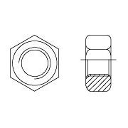 Гайка шестигранная особо высокая, класс точности В ГОСТ 15525-70 - фото - 2