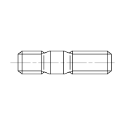 Шпилька с ввинчиваемым концом, класс точности В ГОСТ 22036-76 - фото - 2